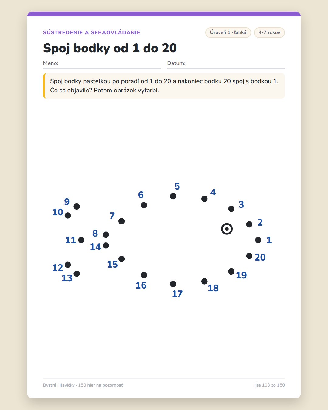 Spoj bodky
